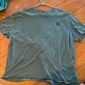Hooey Olive Green Short Sleeve Tee American flag